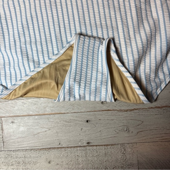 Old Navy Women's Size 4X Striped Bikini Top Adjustable Straps Blue/White NWT! - Picture 16 of 16